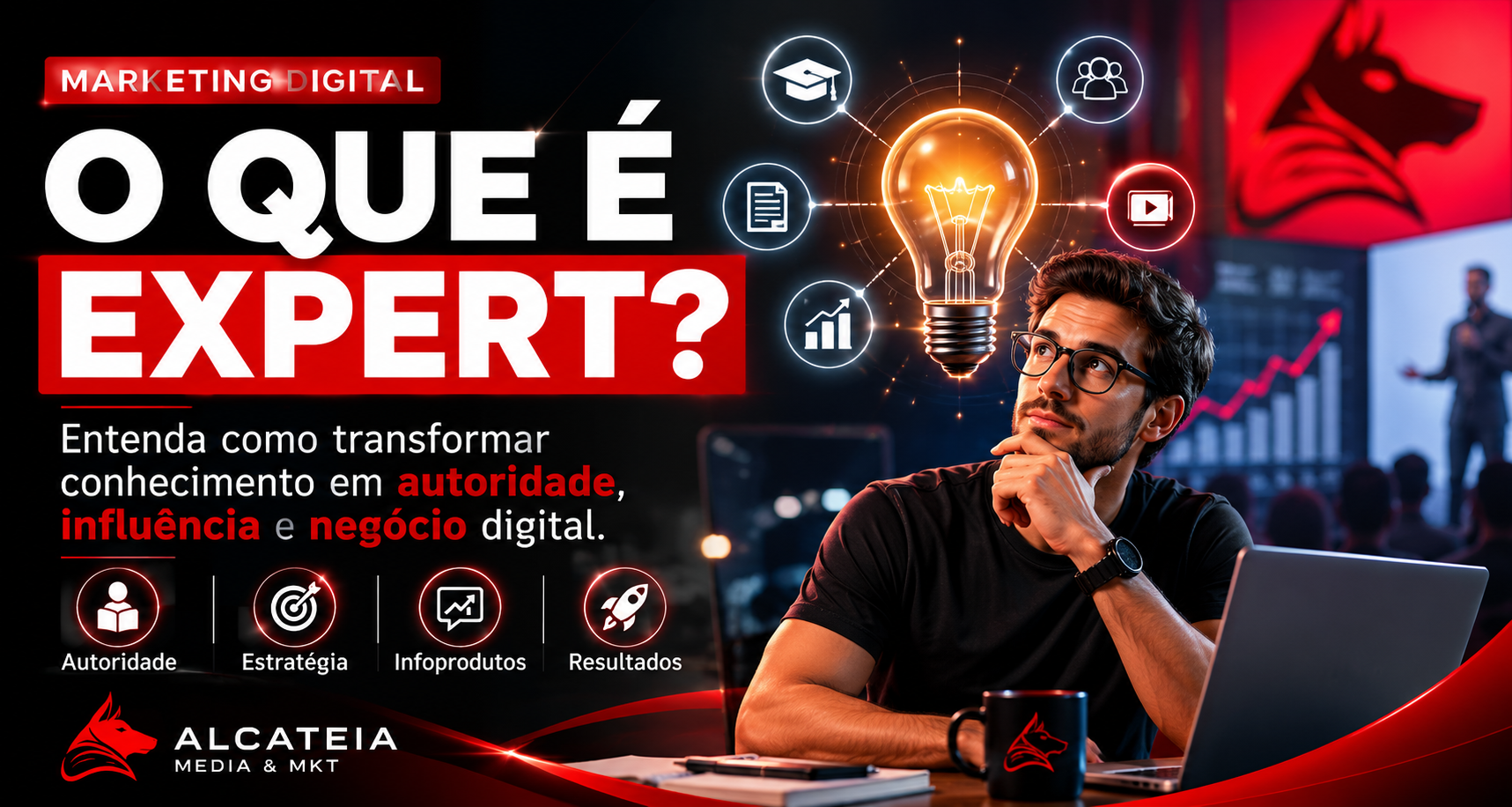 O que é expert no blog da Alcateia